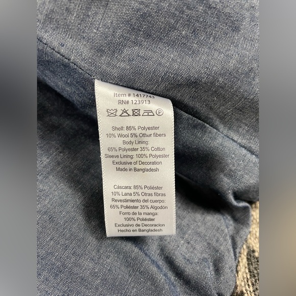 Jachs New York Aztec Southwest Polyester Wool Blend Button Jacket Size XL - Picture 11 of 15